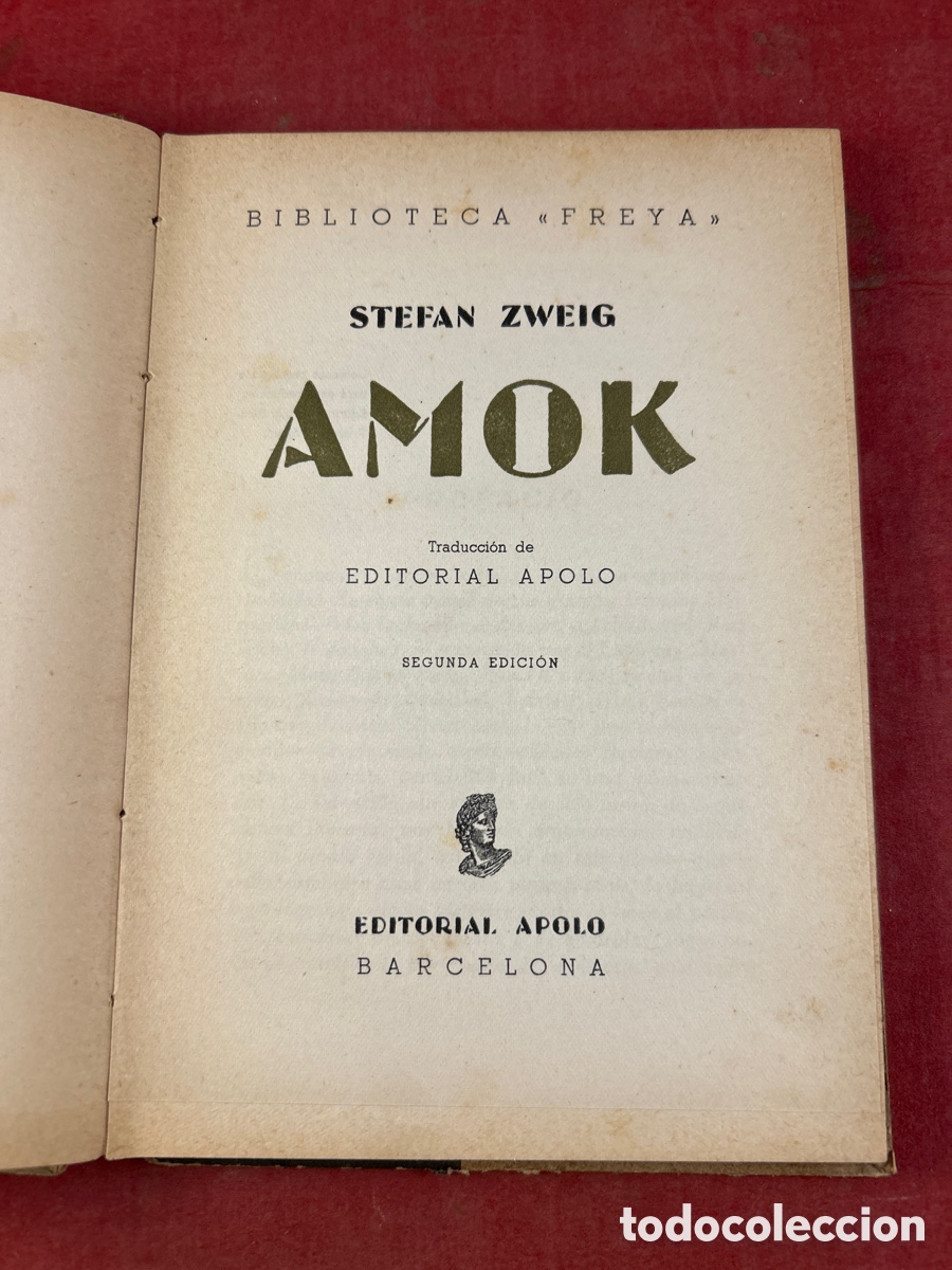 Libros antiguos: AMOK - Foto 2
