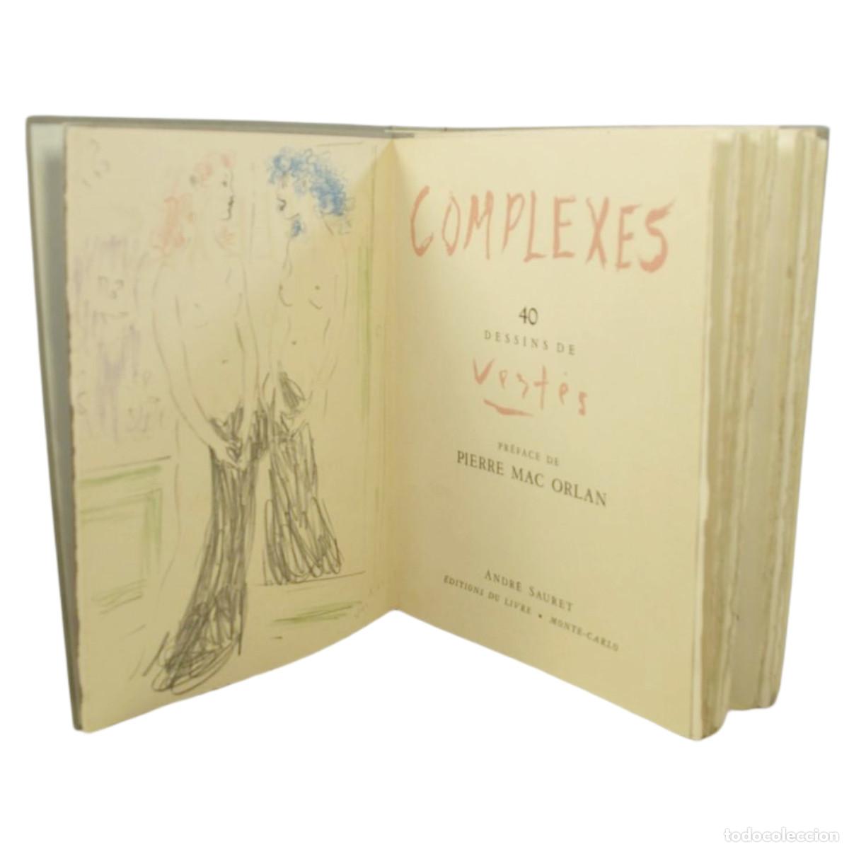 Libros antiguos: MARCEL VERT&Egrave;S - COMPLEJOS (40 DIBUJOS) - 1948 - Foto 3
