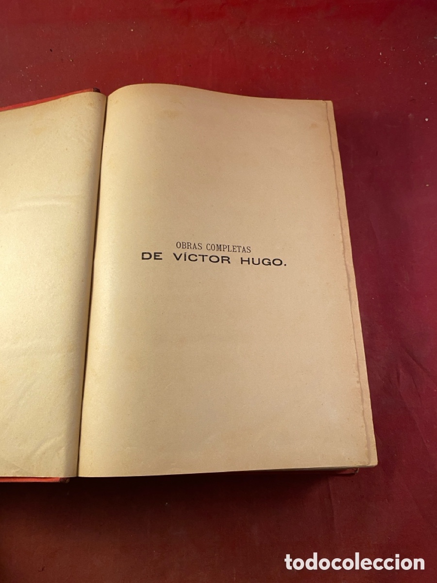 Libros antiguos: OBRAS COMPLETAS VICTOR HUGO 1862 - Foto 3