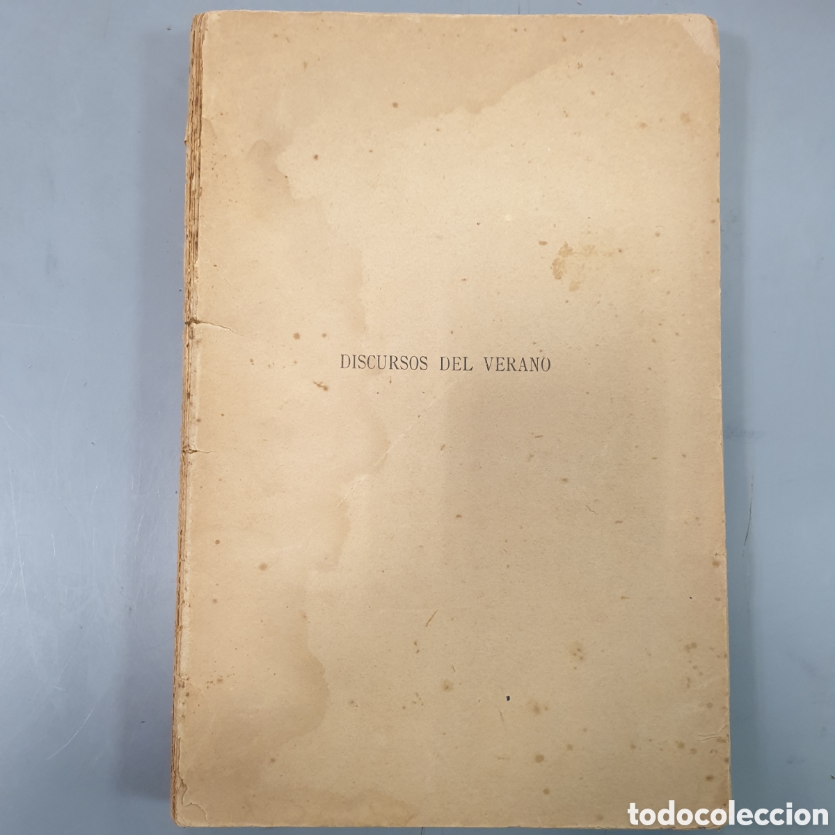 Libros antiguos: DISCURSOS DEL VERANO 1888 - Foto 2