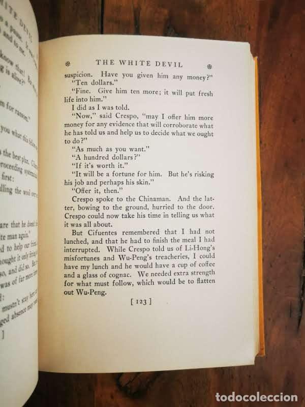 Libros antiguos: OTEYZA, Luis de. The White Devil: [Dedicatoria y aut&oacute;grafo del autor] - Foto 5