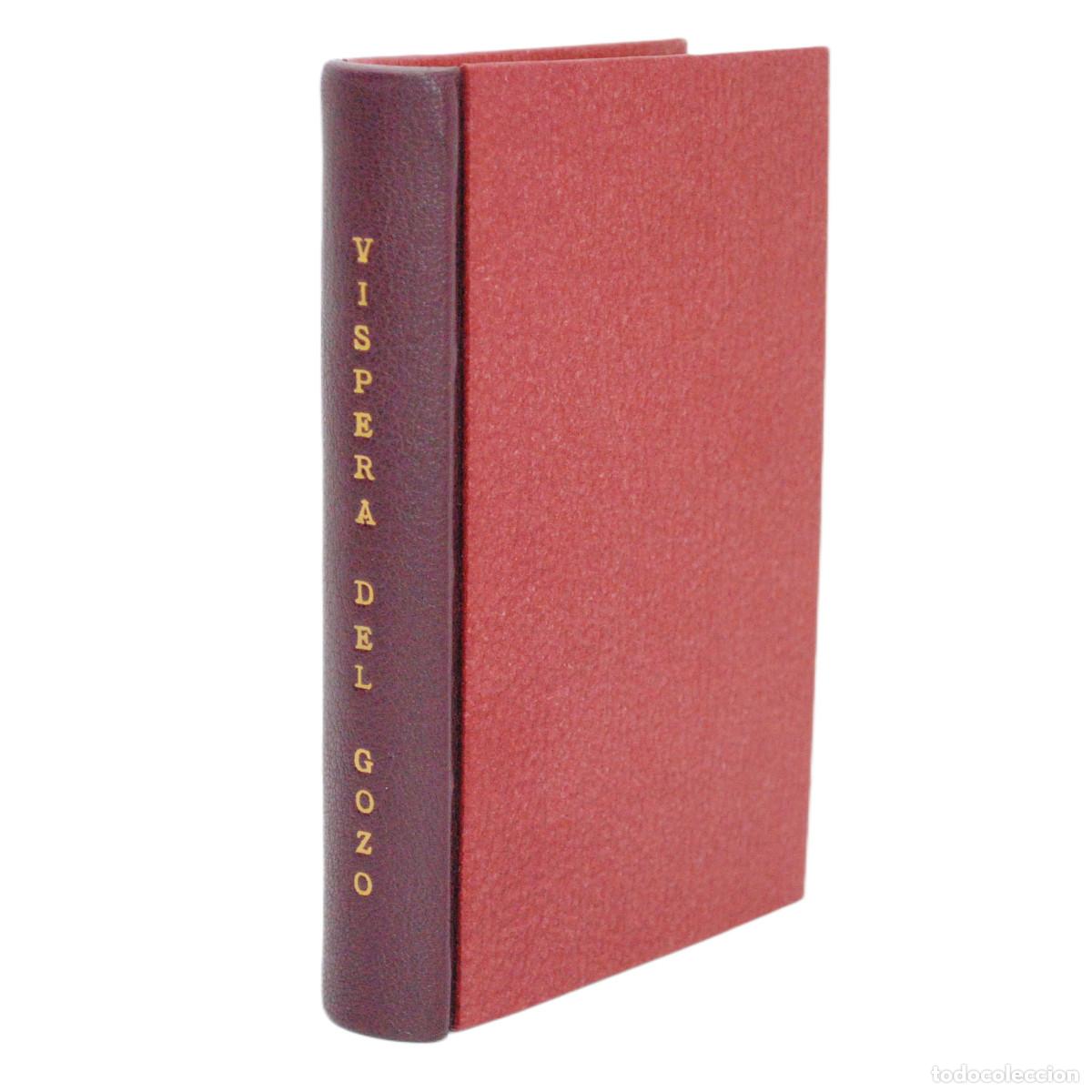 Libros antiguos: PEDRO SALINAS - VISPERA DEL GOZO (1&ordf; EDICI&Oacute;N) - 1926 - Foto 1