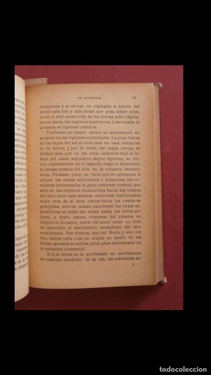 Libros antiguos: La atm&oacute;sfera. Eliseo Recl&uacute;s. - Foto 2