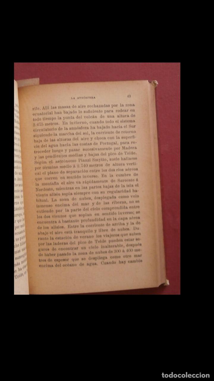 Libros antiguos: La atm&oacute;sfera. Eliseo Recl&uacute;s. - Foto 3