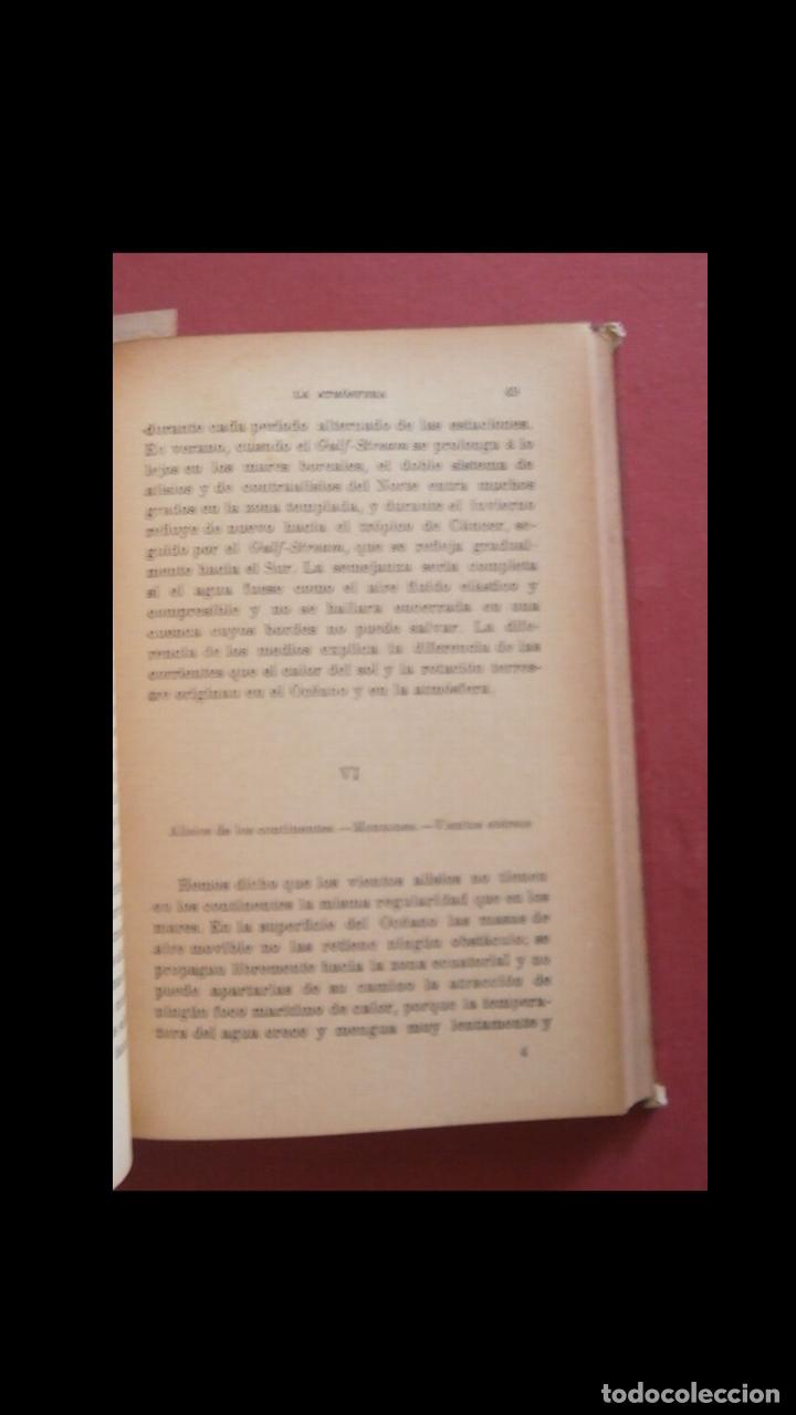Libros antiguos: La atm&oacute;sfera. Eliseo Recl&uacute;s. - Foto 4