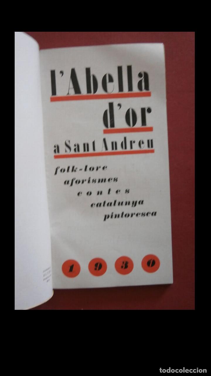 Libros antiguos: LAbella dOr a Sant Andreu. Ignasi Igl&eacute;sies. - Foto 6