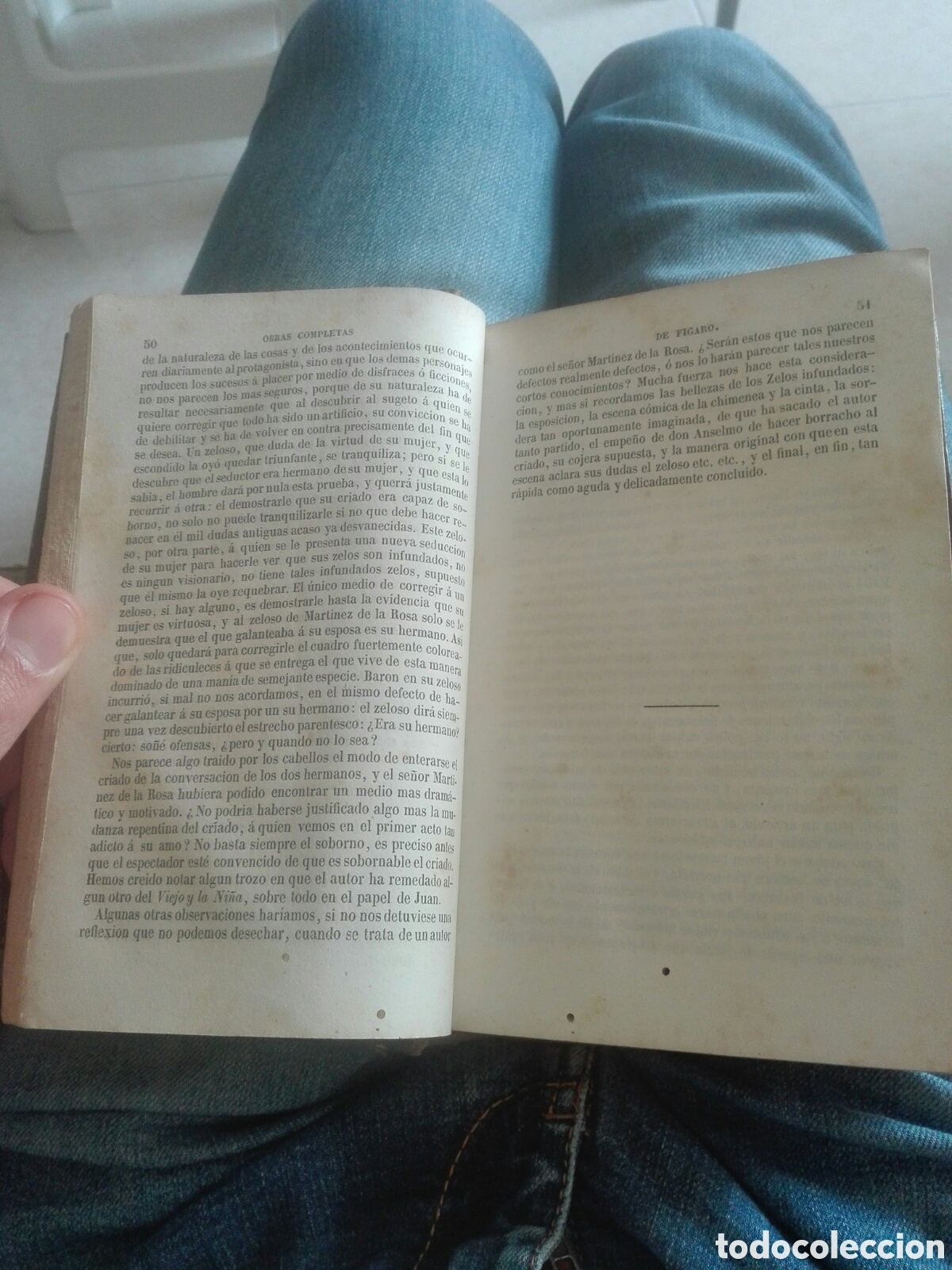 Libros antiguos: Obras de Figaro. Tomo 1 - Foto 4