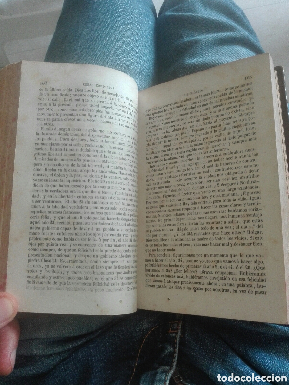 Libros antiguos: Obras de Figaro. Tomo 1 - Foto 5