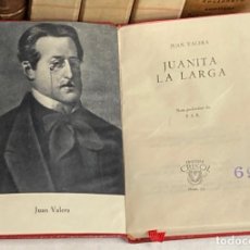 Libros antiguos: AÑO 1960 - JUANITA LA LARGA POR JUAN VALERA - AGUILAR COLECCIÓN CRISOL Nº 73
