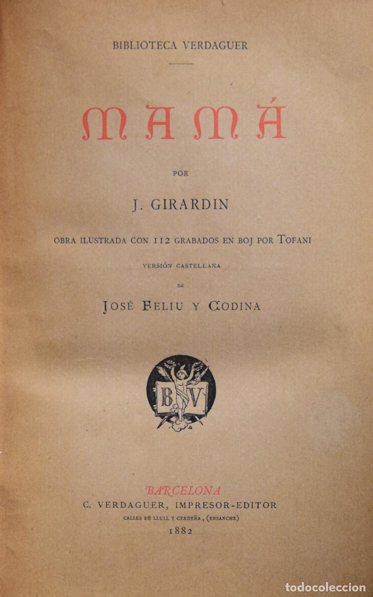 Libros antiguos: MAM&Aacute; - J GIRARD&Iacute;N - Foto 2