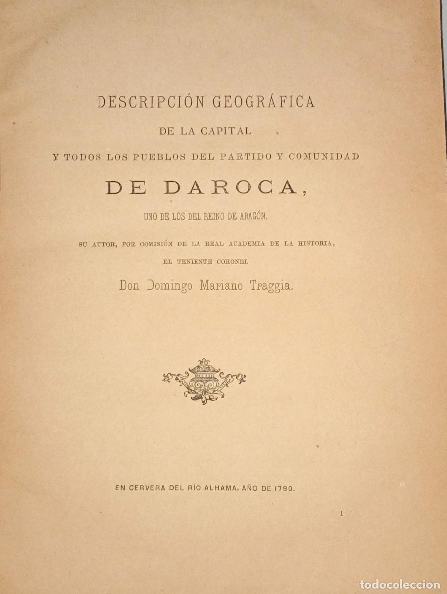Libros antiguos: DOCUMENTOS HIST&Oacute;RICOS DE DAROCA Y SU COMUNIDAD - Foto 2