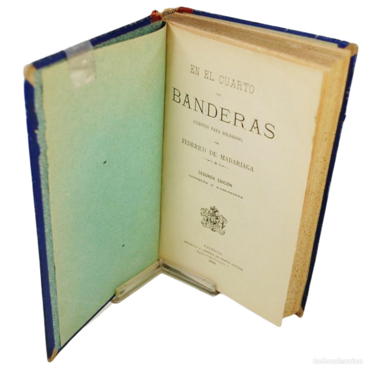 Libros antiguos: FEDERICO DE MADARIAGA - EN EL CUARTO DE BANDERAS - 1886 - Foto 2