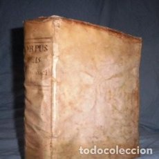 Libros antiguos: CORPUS JURIS CANONICI ACADEMICUM - AÑO 1773.
