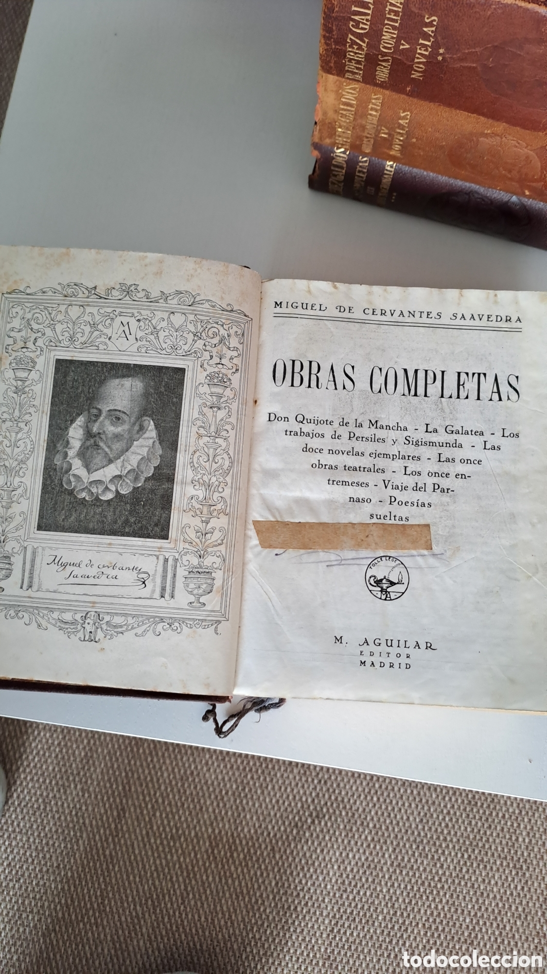 Libros antiguos: Cervantes - Foto 2