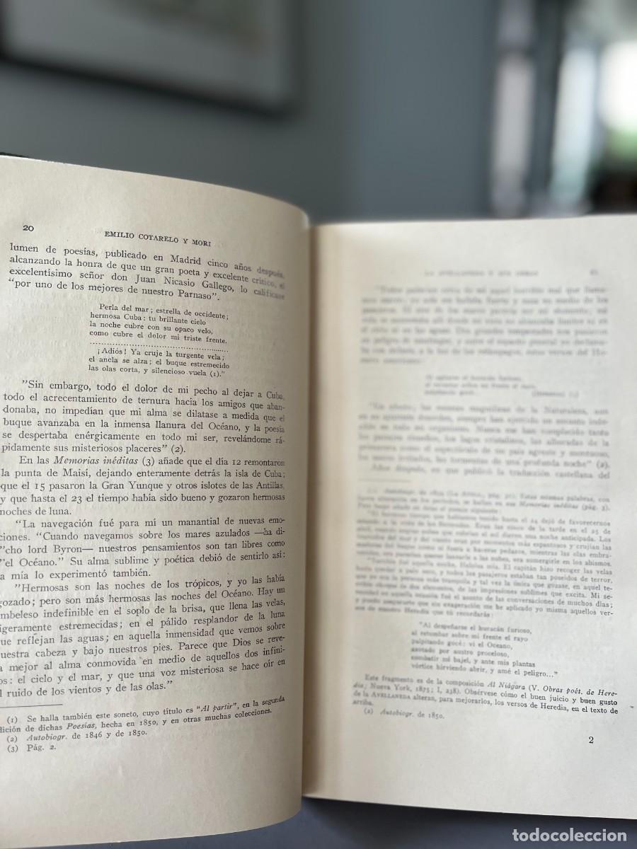 Libros antiguos: La Avellaneda y sus obras. EMILIO COTARELO Y MORI - Foto 5
