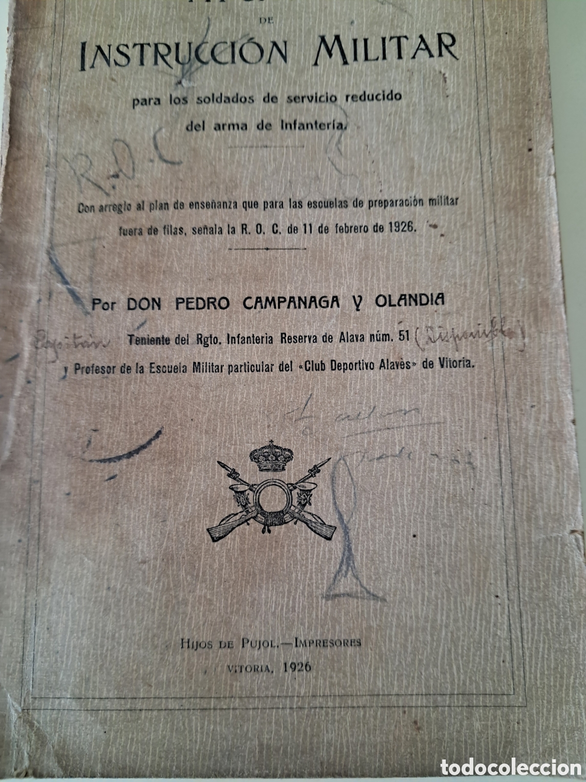 Libros antiguos: Instrucci&oacute;n militar 1916 - Foto 7
