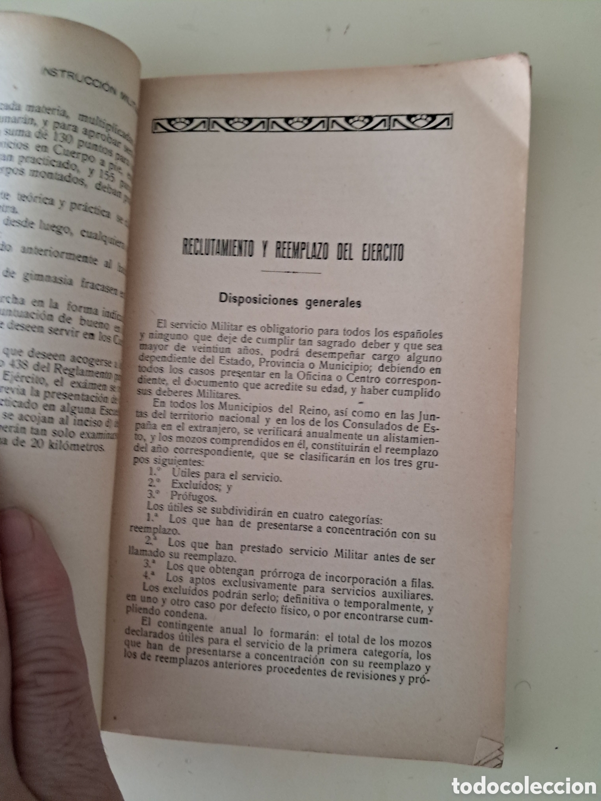Libros antiguos: Instrucci&oacute;n militar 1916 - Foto 10