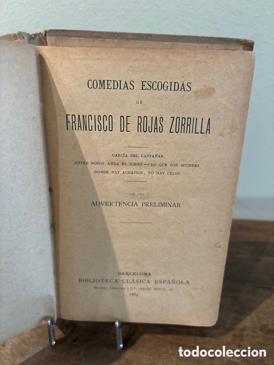 Libros antiguos: Libro de Francisco de Rojas Zorrilla - Foto 5