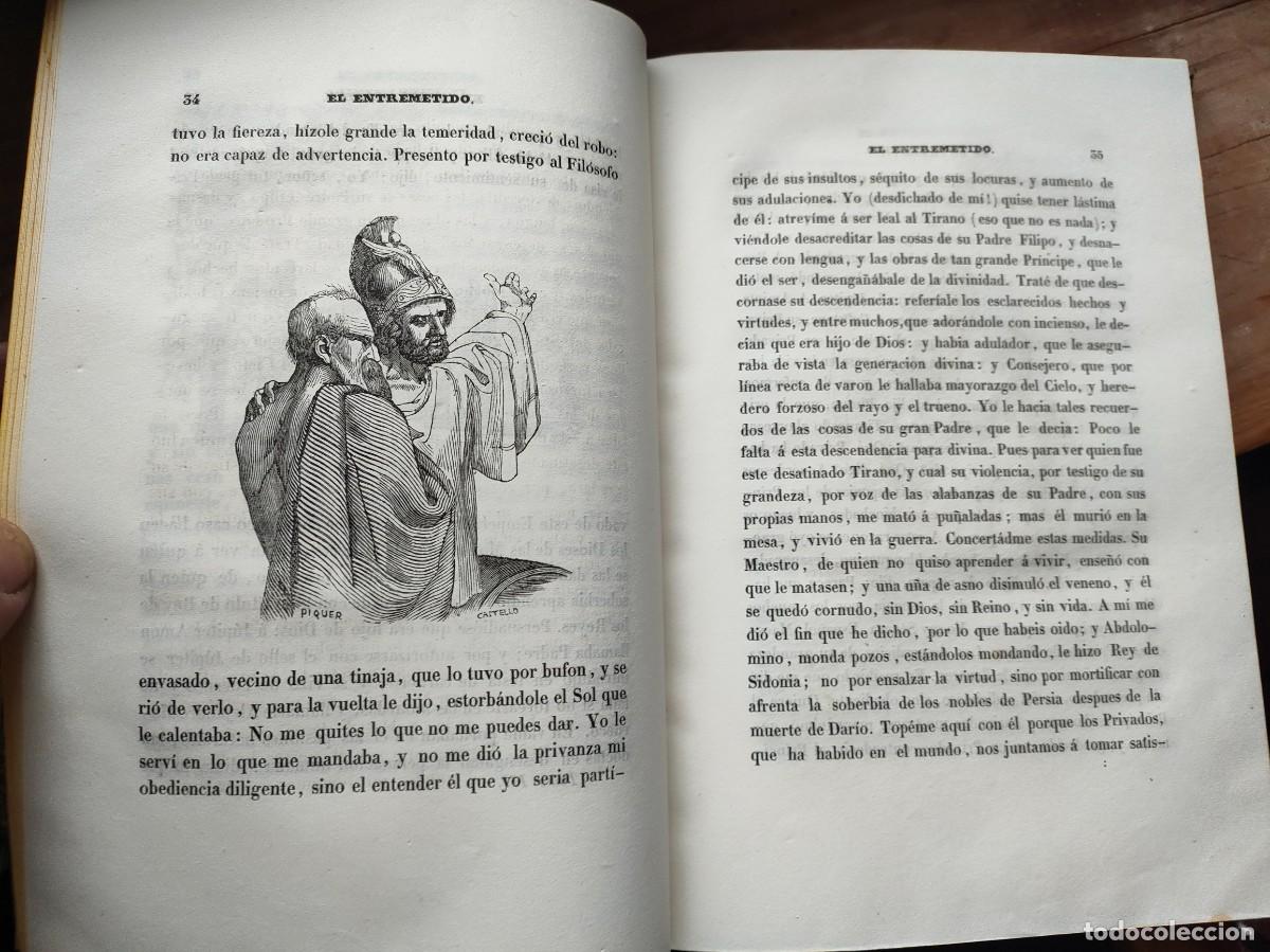 Libros antiguos: Obras completas Quevedo 1841. Tomos 2,3,4, y 5 - Foto 8