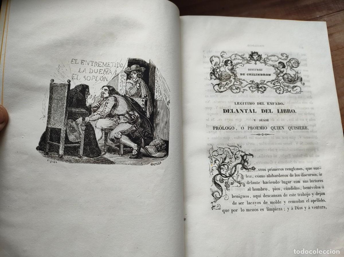 Libros antiguos: Obras completas Quevedo 1841. Tomos 2,3,4, y 5 - Foto 9
