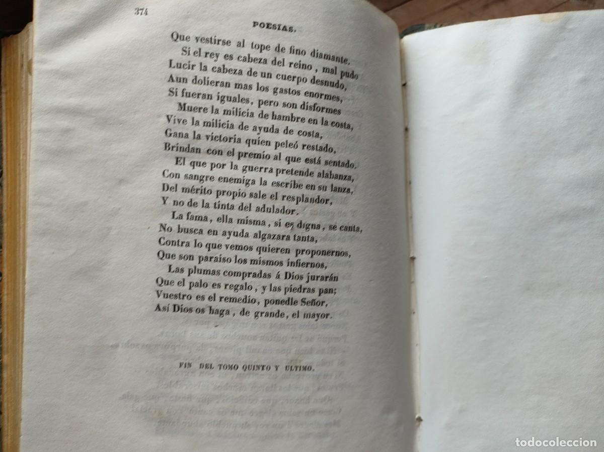 Libros antiguos: Obras completas Quevedo 1841. Tomos 2,3,4, y 5 - Foto 15