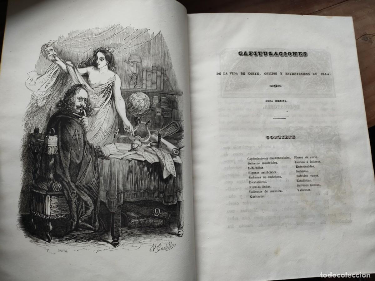 Libros antiguos: Obras completas Quevedo 1841. Tomos 2,3,4, y 5 - Foto 25