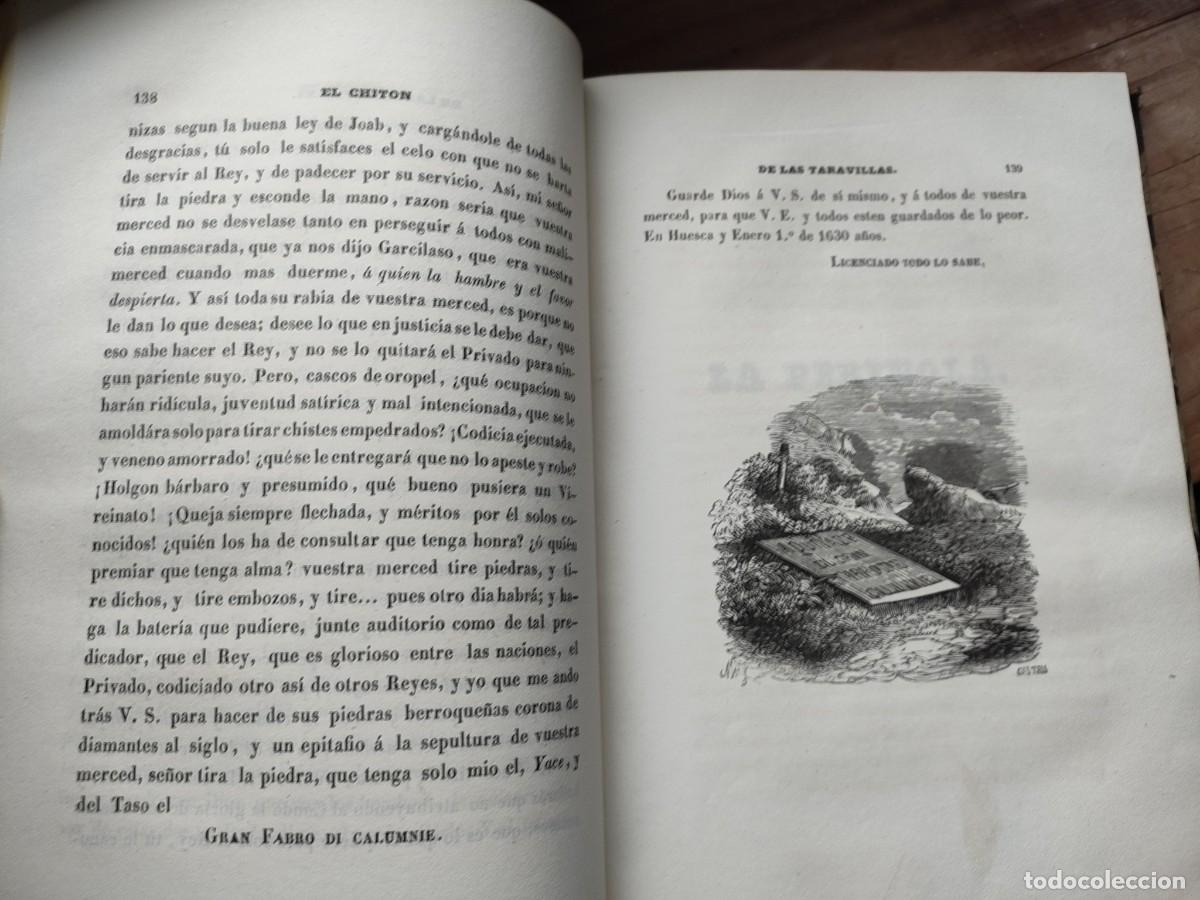Libros antiguos: Obras completas Quevedo 1841. Tomos 2,3,4, y 5 - Foto 27