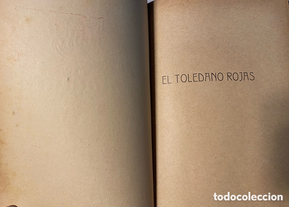 Libros antiguos: El Toledano Rojas. Bravo Carbonell - Foto 2