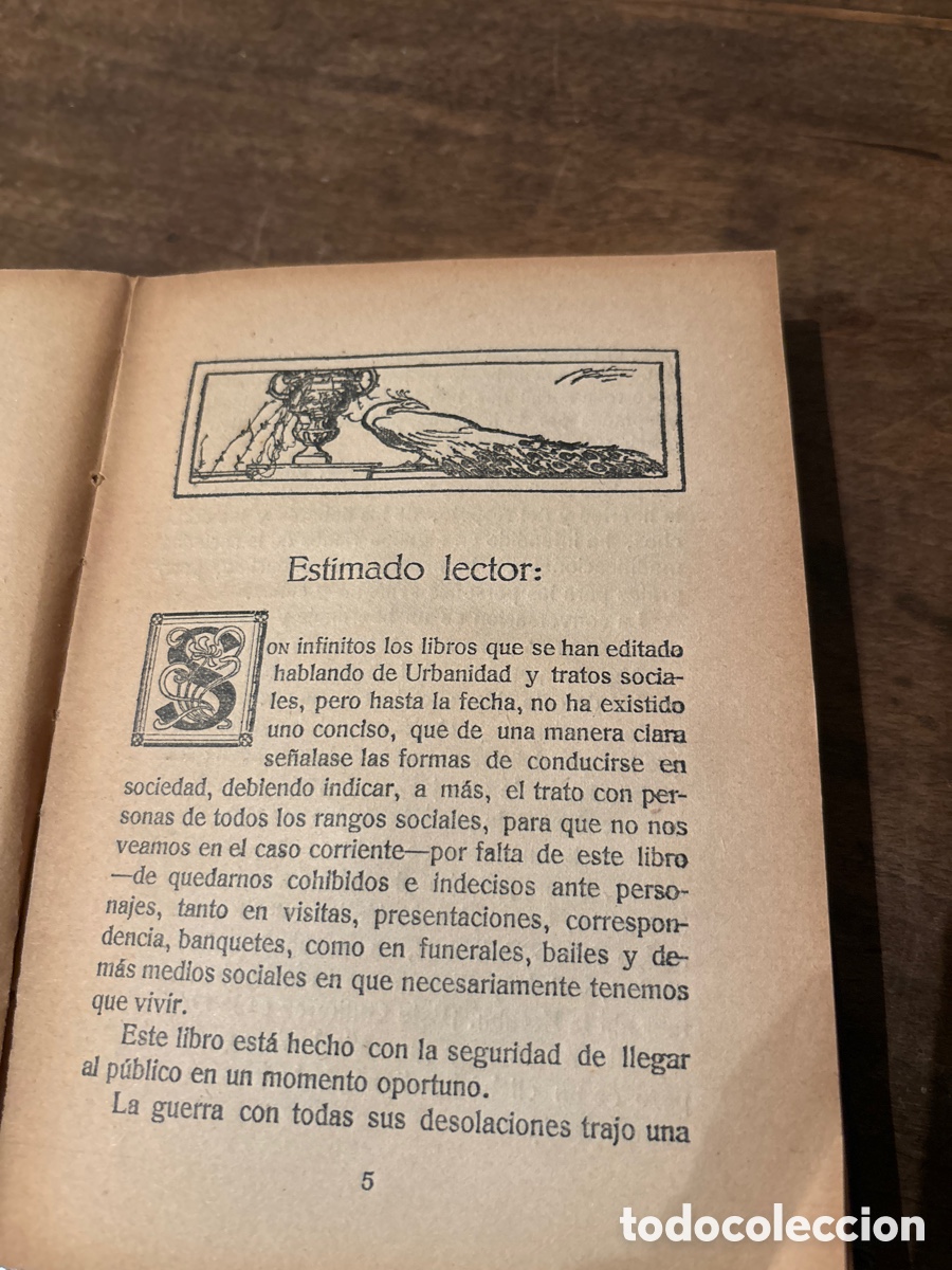 Libros antiguos: Libro, tratado pr&aacute;ctico de etiqueta y distinci&oacute;n social - Foto 4