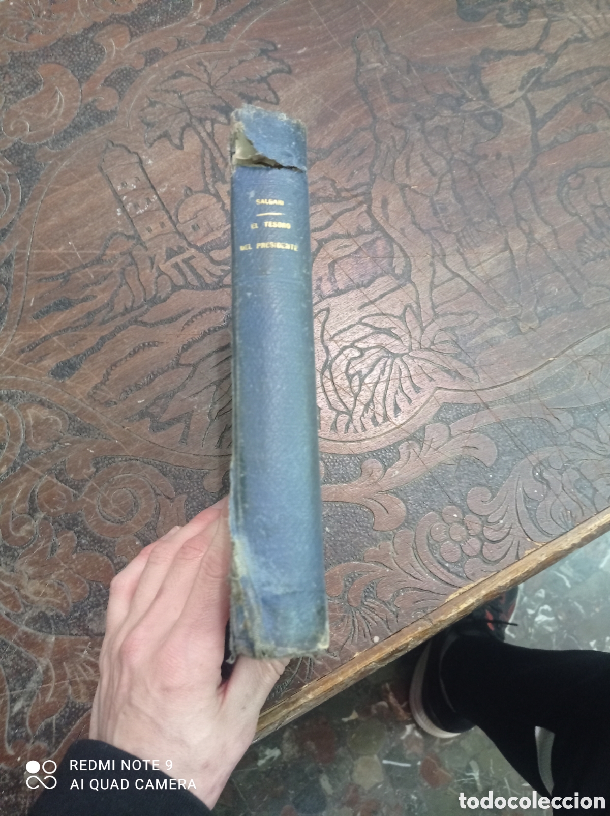 Libros antiguos: El tesoro del presidente del paraguay Emilio salgari - Foto 2