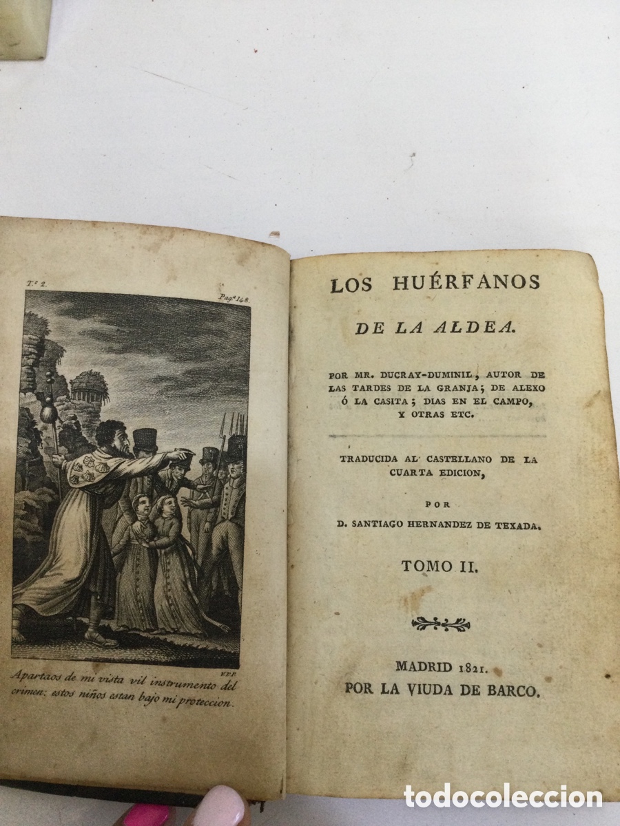 Libros antiguos: Libro &ldquo;Los Hu&eacute;rfanos de la aldea&rdquo; - Foto 2