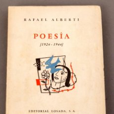 Libros antiguos: RAFAEL ALBERTI - POESÍA (1924-1944) - 1946