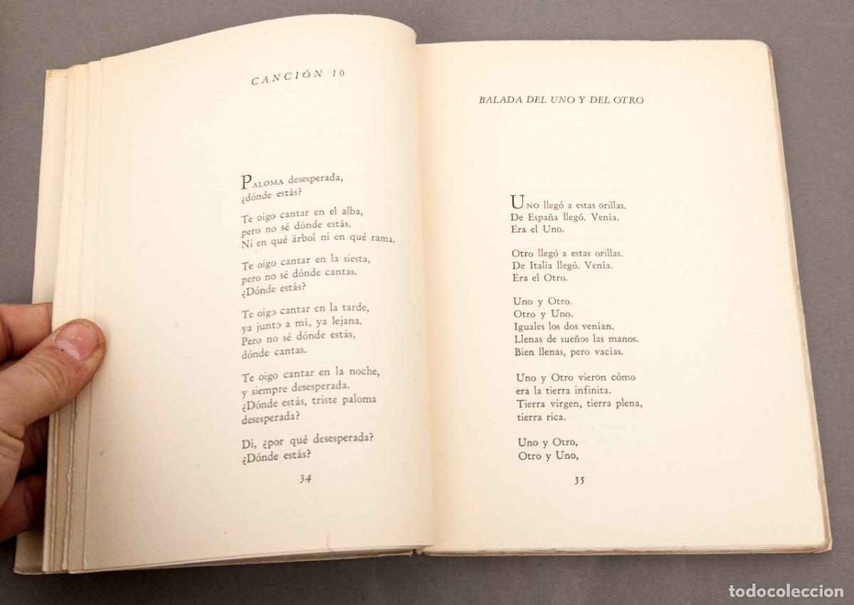 Libros antiguos: RAFAEL ALBERTI - Baladas y canciones del Paran&aacute; - 1954 - Foto 5