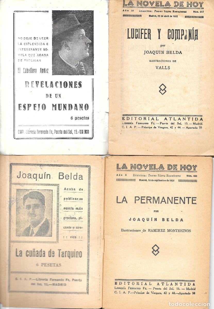 Libros antiguos: Cinco relatos de Joaqu&iacute;n Belda en La Novela de Hoy - Foto 2