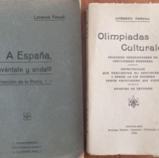 Libros antiguos: DOS LIBROS DE LORENZO FENOLL FIRMADOS Y DEDICADOS VER FOTOS