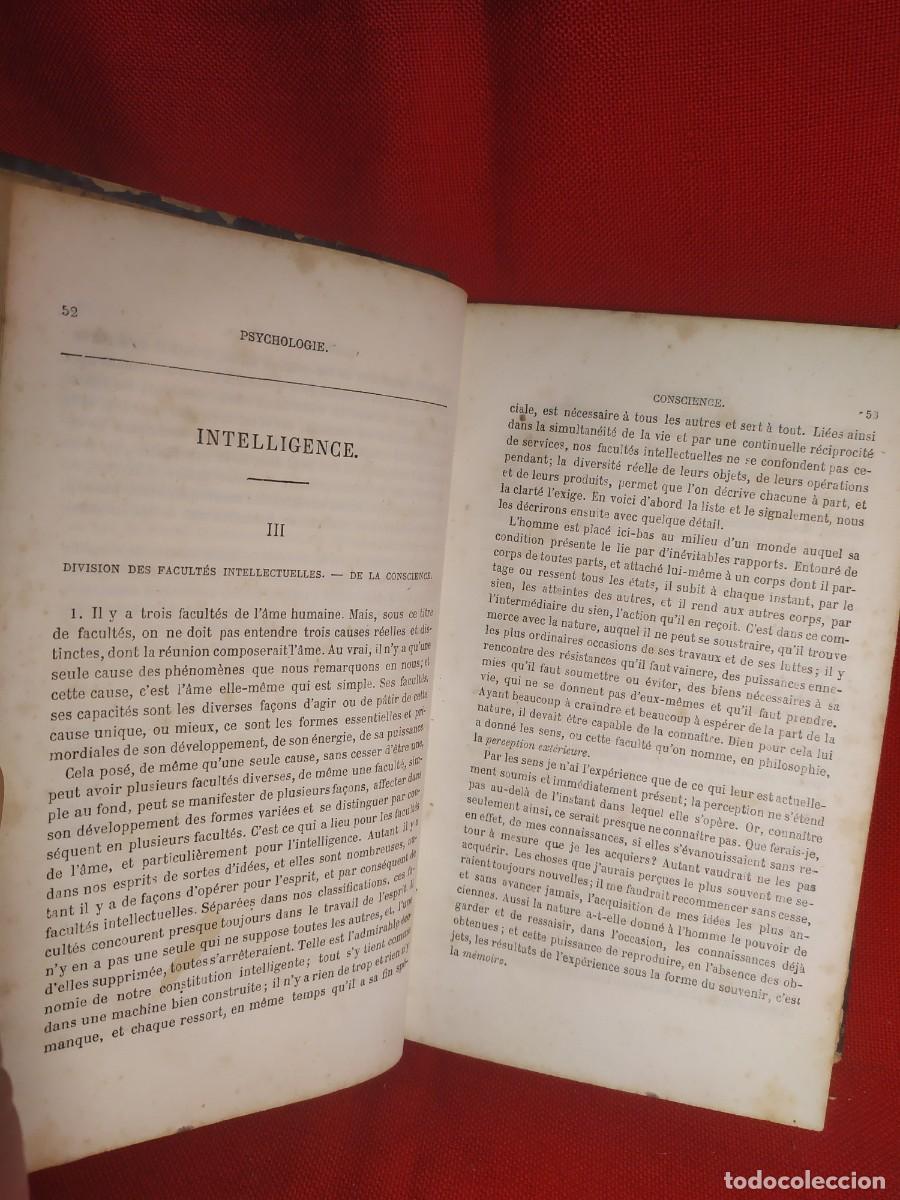 Libros antiguos: 1871. Manuel de Philosophie. - Foto 5