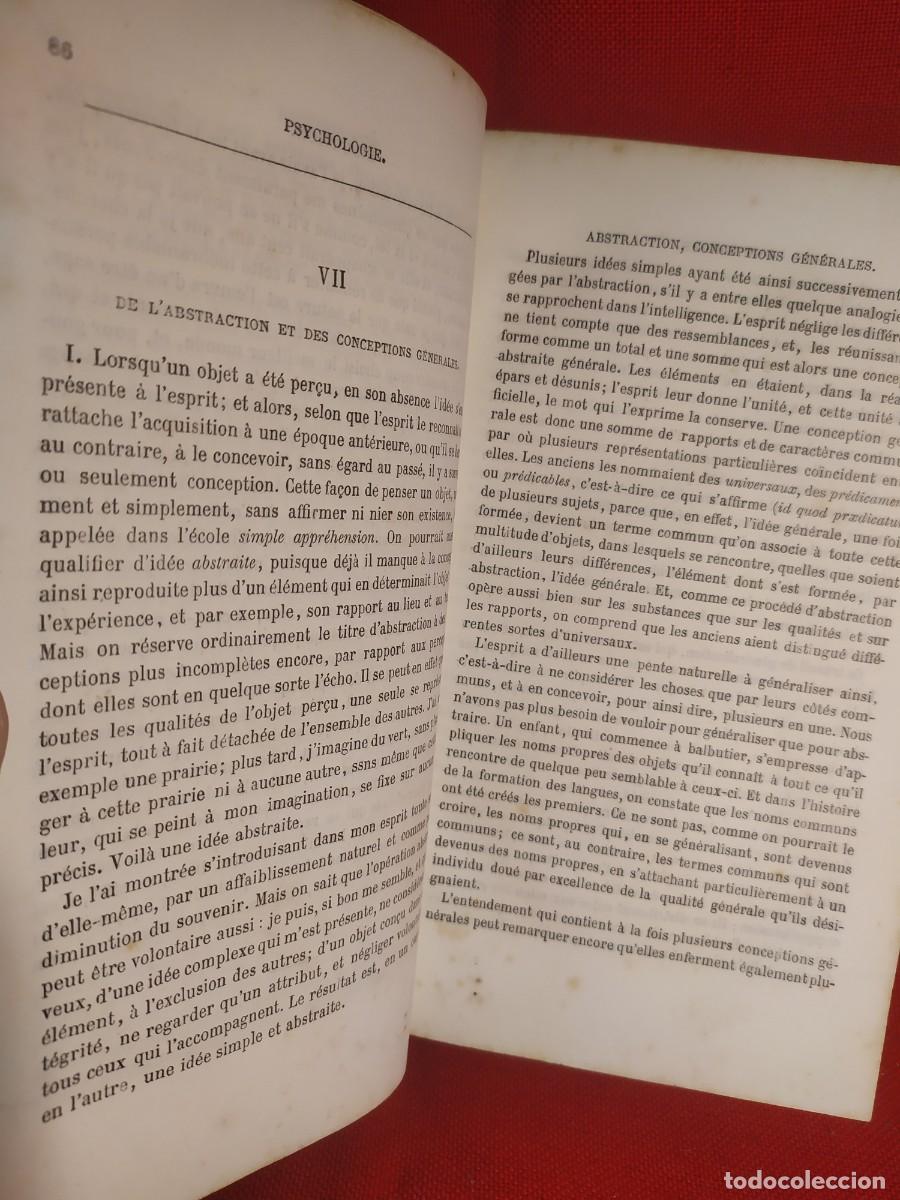 Libros antiguos: 1871. Manuel de Philosophie. - Foto 6