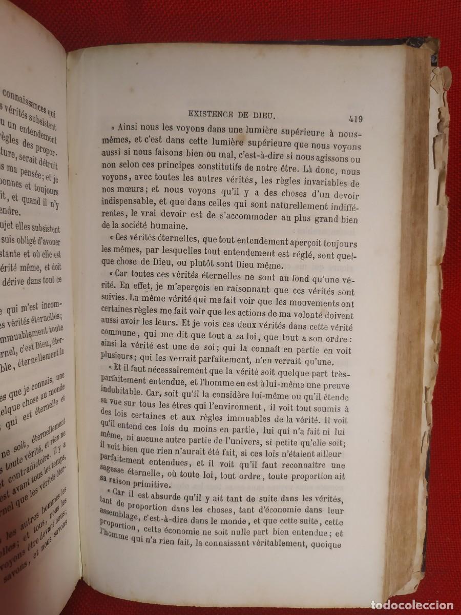 Libros antiguos: 1871. Manuel de Philosophie. - Foto 9