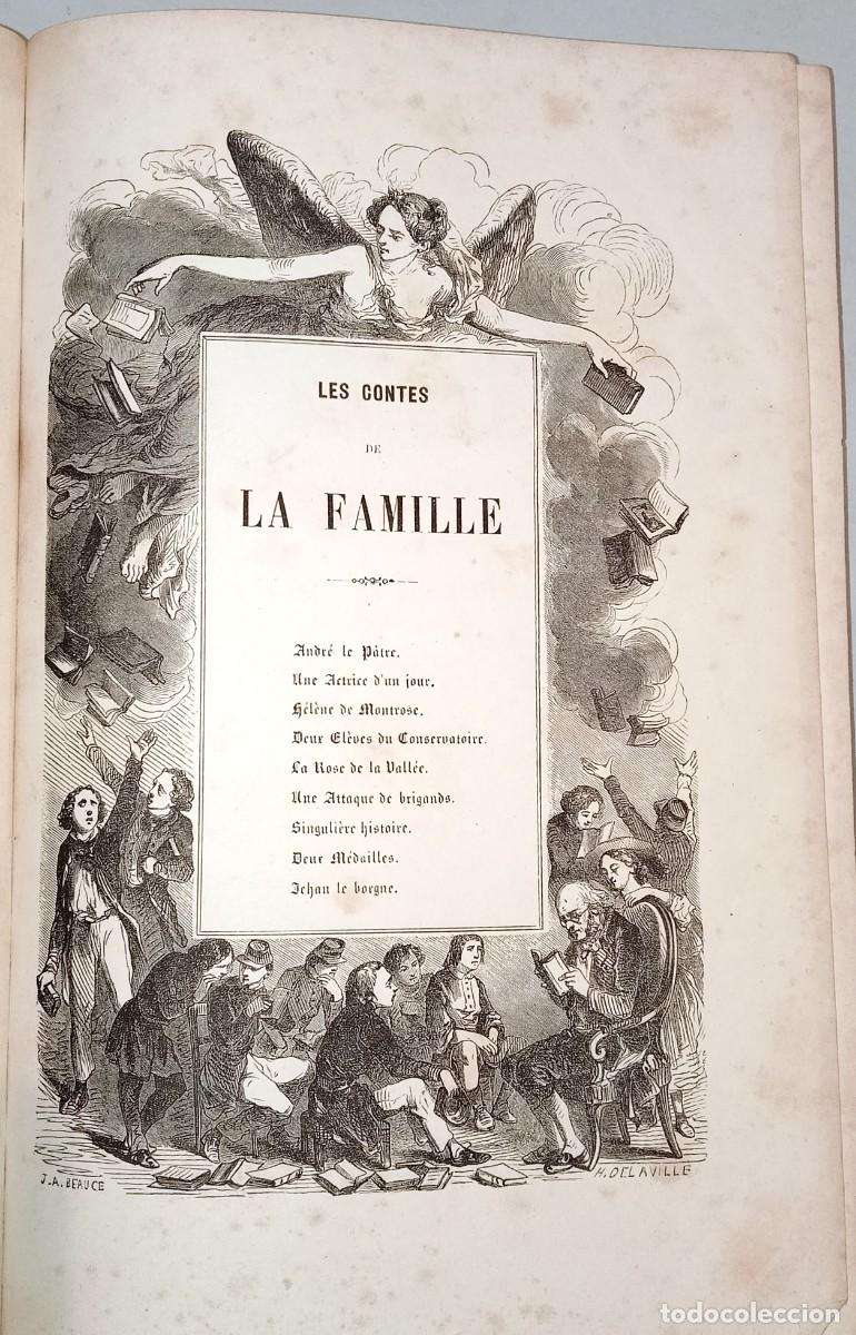 Libros antiguos: LES CONTES DE LA FAMILLE - Foto 2