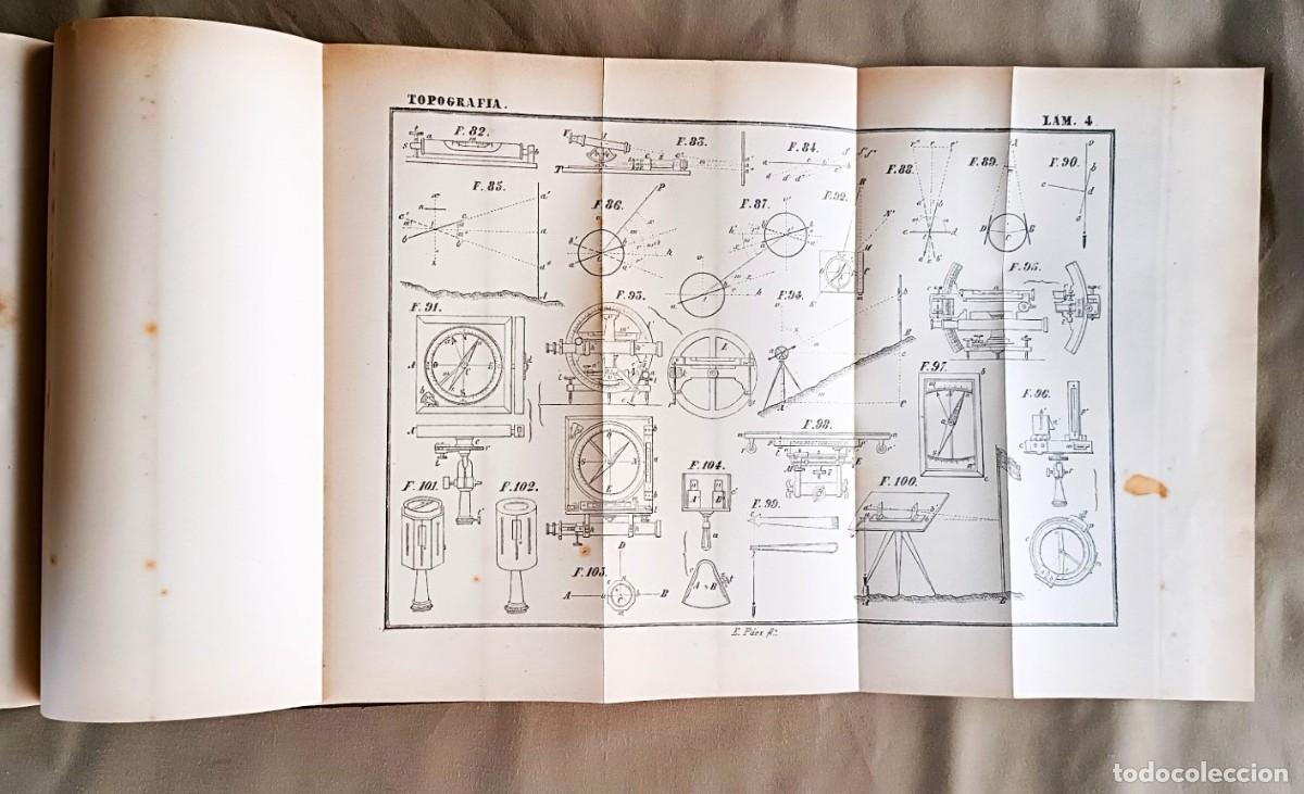 Libros antiguos: CURSO ELEMENTAL DE TOPOGRAF&Iacute;A. A&Ntilde;O 1900 - Foto 7