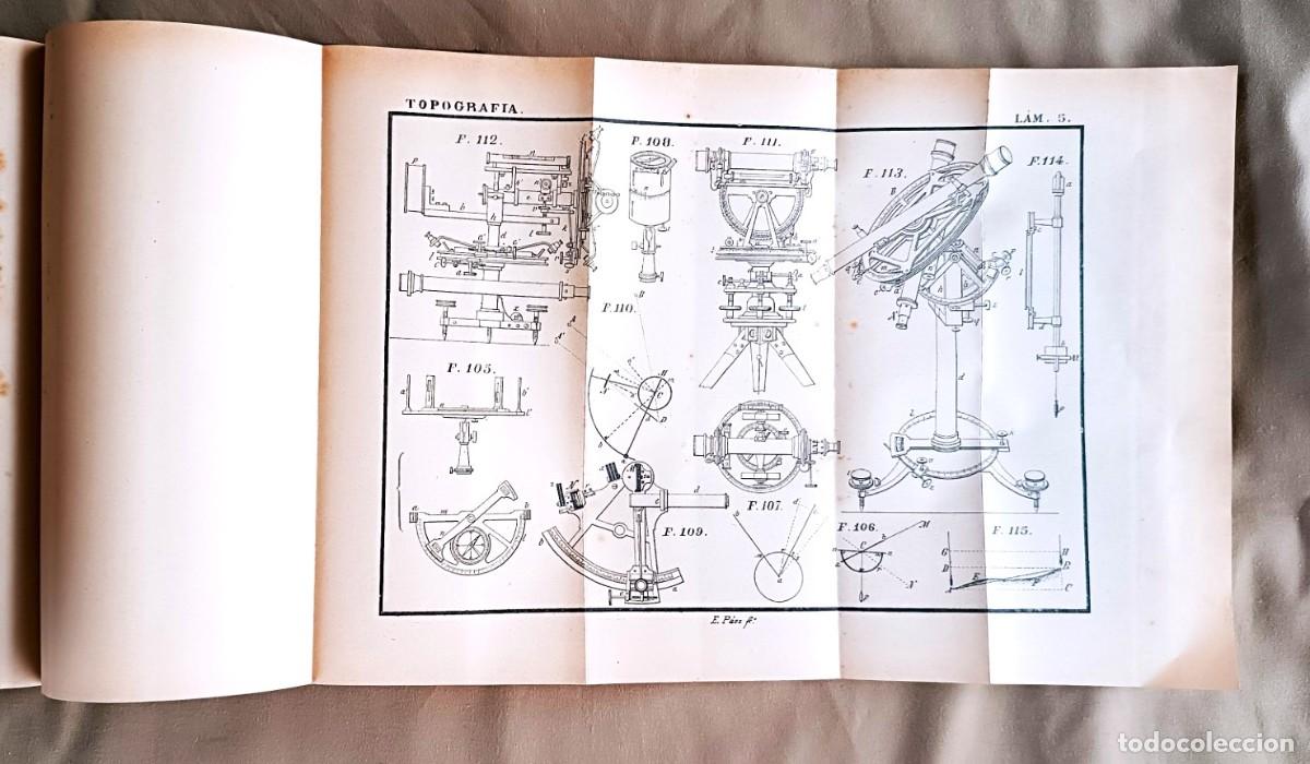 Libros antiguos: CURSO ELEMENTAL DE TOPOGRAF&Iacute;A. A&Ntilde;O 1900 - Foto 8