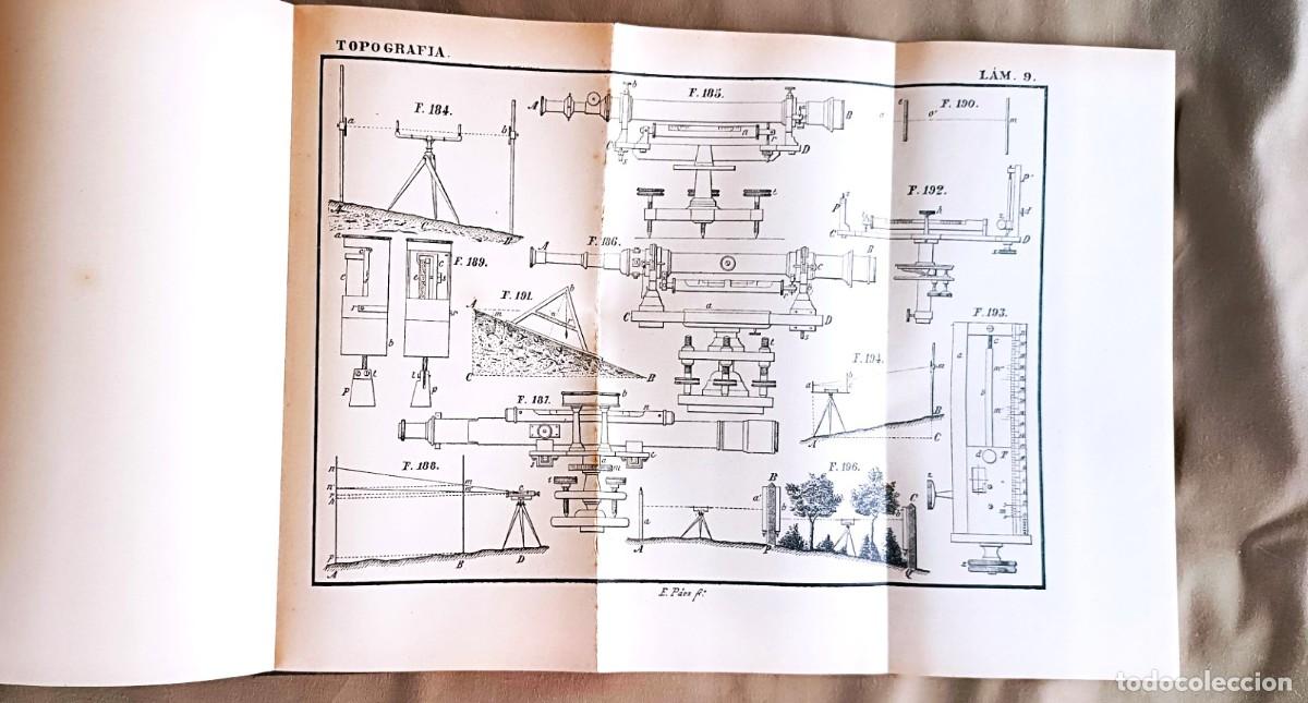 Libros antiguos: CURSO ELEMENTAL DE TOPOGRAF&Iacute;A. A&Ntilde;O 1900 - Foto 9
