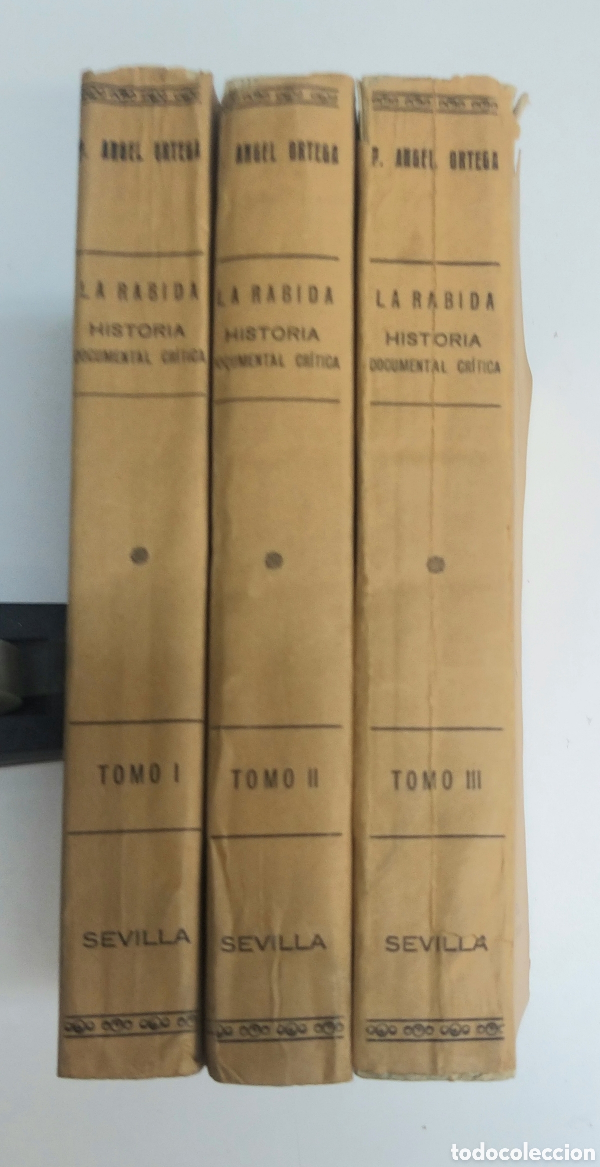 Libros antiguos: LA RABIDA. Historia documental cr&iacute;tica. 3 Tomos. - Foto 3