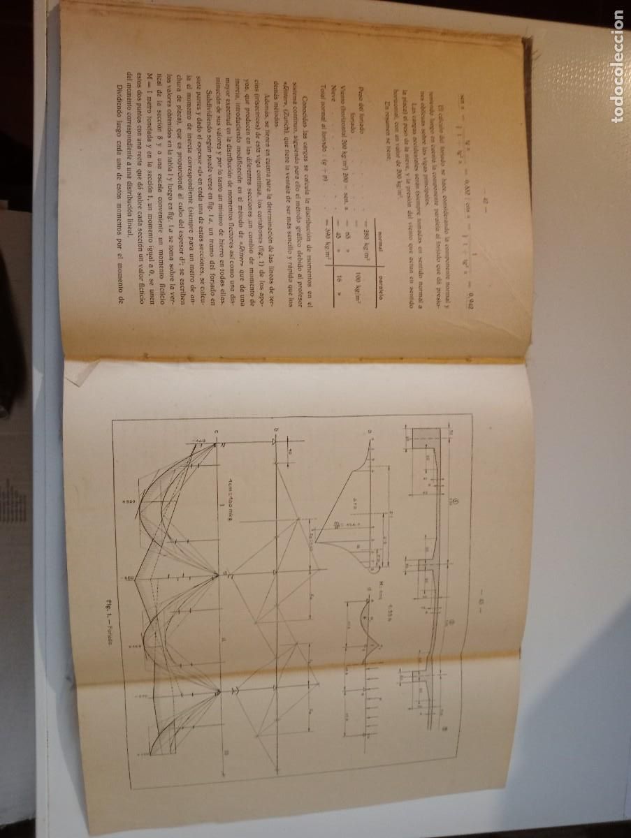 Libros antiguos: ESTRUCTURAS HIPERESTATICAS. ANTONIO WYSS. TOMO I - Foto 8