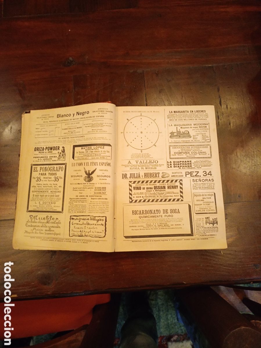 Libros antiguos: Blanco y negro 1895 - Foto 6