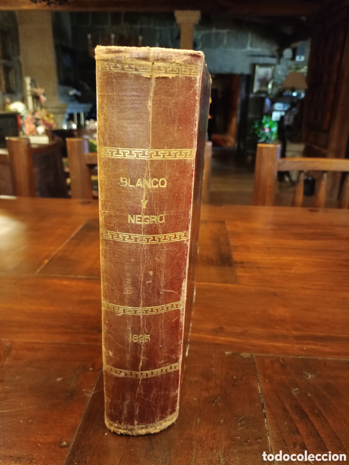 Libros antiguos: Blanco y negro 1895 - Foto 1