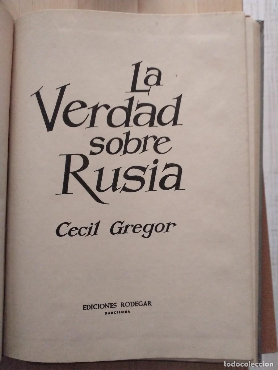 Libros antiguos: La verdad sobre Rusia - Foto 2
