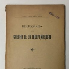 Libros antiguos: BIBLIOGRAFÍA DE LA GUERRA DE LA INDEPENDENCIA. - IBÁÑEZ MARÍN, TENIENTE CORONEL.