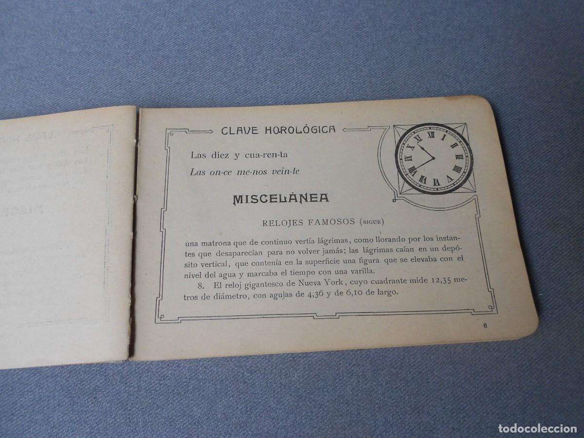 Libros antiguos: LA LECTURA DEL RELOJ - Foto 7