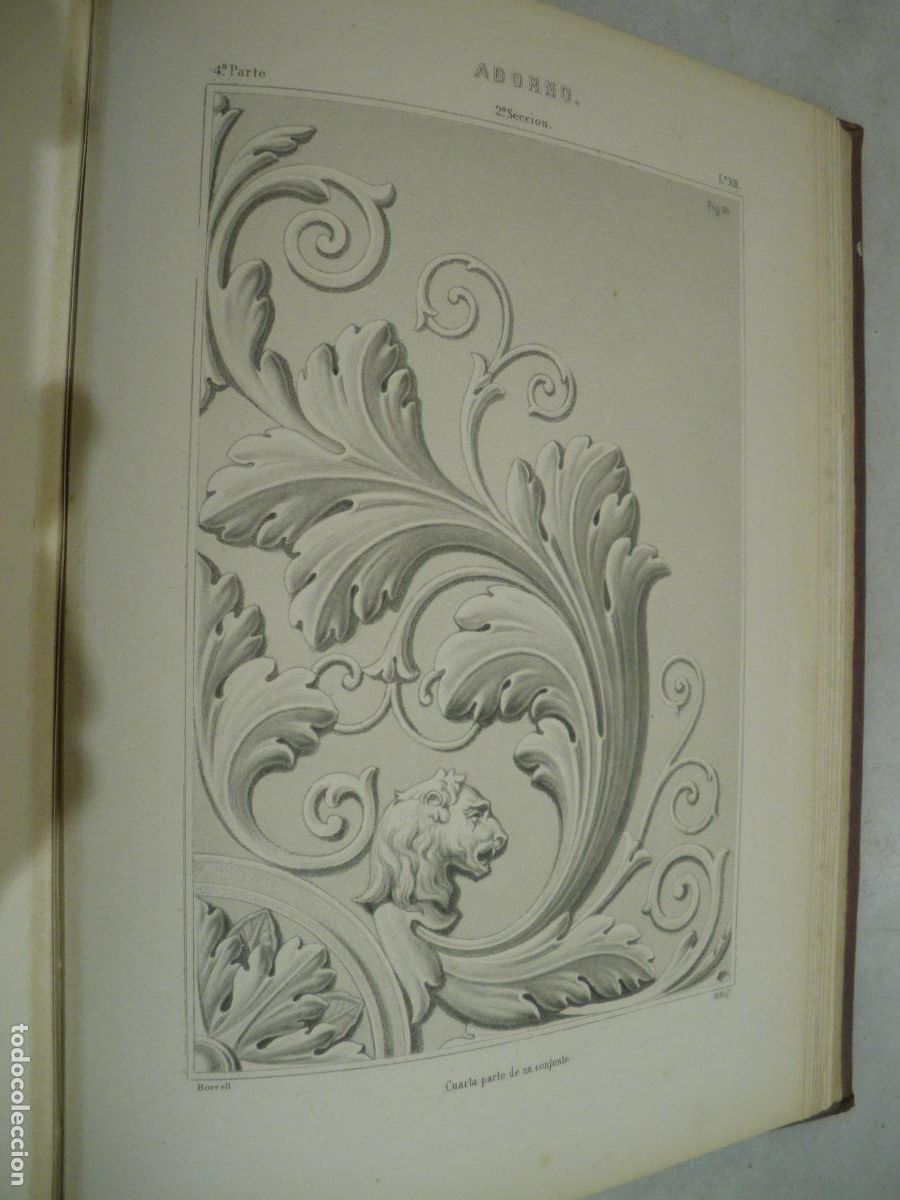 Libros antiguos: TRATADO DE DIBUJO. M. BORRELL. 1879. GRAN FORMATO - Foto 6
